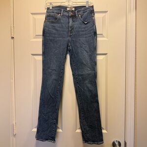 Madewell Women's Straight Leg Blue Jeans